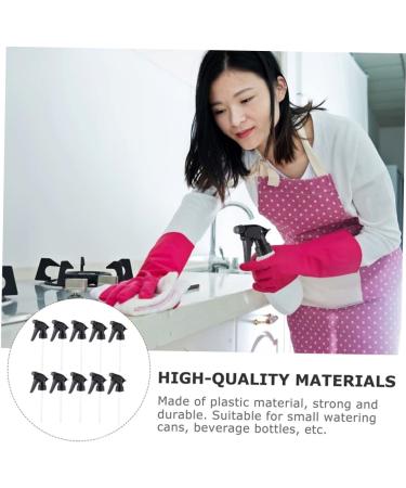 FRCOLOR 20 PCS spray bottle nozzle mist spray head replacement spray nozzles bottles spray nozzle top pump dispensers standard nozzle detangler spray plastic hair black pepper Miss 20x9.5cmx2pcs - Buy Online on SooperMarket.com