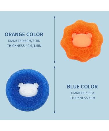 6 PCS Pet Hair Remover for Laundry - Reusable Lint Catcher for Washing Machine Laundry Balls Pet Hair Collector Anti Winding Adsorption Balls for Hair Removal Clothes and Bedding - Buy Online on SooperMarket.com