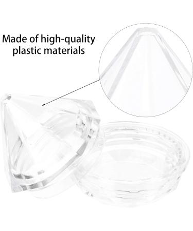 Beavorty 60 Pcs Eye Shadow Bottle Make up Packing Supplies Travel 3x3cmx2pcs Transparent Colorx2pcs - Buy Online on SooperMarket.com