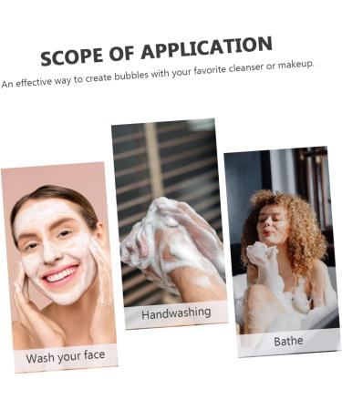 Convenient Foam Shampoo Maker - Pink Foamer Bottle for Rich Facial Bubbles | Travel Beauty Tool | Mini Home Skin Care Device - Buy Online on SooperMarket.com