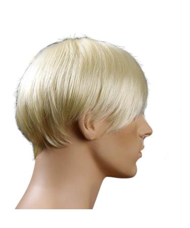 SHIYID Heat Resistant Synthetic Short Wig for Men | Straight Hairstyles Fiber - Best for Style & Comfort - Buy Online on SooperMarket.com