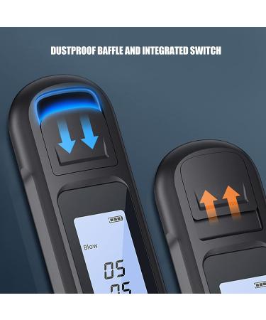 Cryfokt Portable Breathalyzer | 0-0.19% BAC | Rechargeable & Smart | Digital Display & LED Indicator | Ideal for Personal & Professional Use - Buy Online on SooperMarket.com