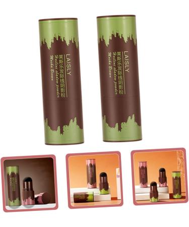 Beavorty 8 Pcs Repair Sculpting Contour up Grey Cover up Hairline Shadow Shadow Root Powder Hairline Powder Concealer Filling Eyebrow Pencil Abs 1 count (Pack of 1) Brownx4pcs - Buy Online on SooperMarket.com