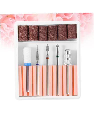 POPETPOP 2 Sets Nail Drill Bits Nail Polish Tools Sturdy Drill Bits Nail Files for Gel Nails Nail Art Tool Drill Bits for Nails Brocas Para Nail Grinding Head Manicure Tools Alloy Pink 6.5x5.5cmx2pcs Pinkx2pcs - Buy Online on SooperMarket.com