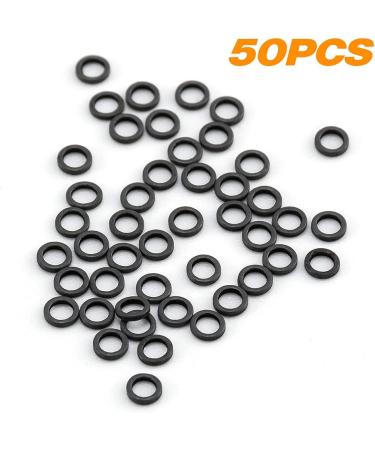 Dr.Fish 50 Pack Stainless Steel Fly Fishing Tippet Rings - 2mm/2.5mm - Lightweight Low Profile for Trout, Salmon, Crappie, Bluegill, Steelhead - Buy Online on SooperMarket.com