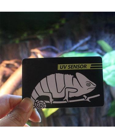 Dongker UV Test Card - 2/4 Pack Reptile UVB Sensor Easy Transport 500x Reusable for Accurate UV Testing - Buy Online on SooperMarket.com