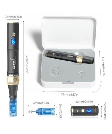 Dr.Pen Ultima A8S Microneedling Pen - Professional Dermapen for Face Body & Hair Growth | 7 Cartridges Included | Ideal Mother's Day Gift for Women - Buy Online on SooperMarket.com