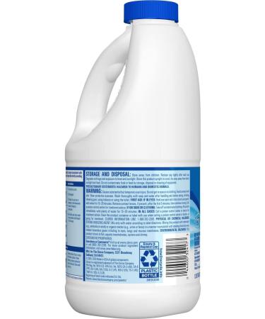 Clorox Splash-Less Bleach - 40oz, Pack of 2 | Disinfecting Formula Kills 99.9% Bacteria & Viruses - Buy Online on SooperMarket.com