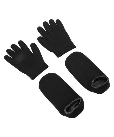 Essential Oil Gloves Socks Comfortable Gel Gloves Socks Set Moisturizing for Cracked Feet Hands for Women (Huairdumrbdstpgq56-11)