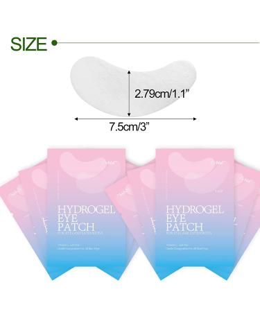 C. ARTIST 100% Natural Under Eye Gel Pads - 110 Pairs | Collagen & Aloe Vera Hydrogel Eye Patches for Eyelash Extensions - Buy Online on SooperMarket.com
