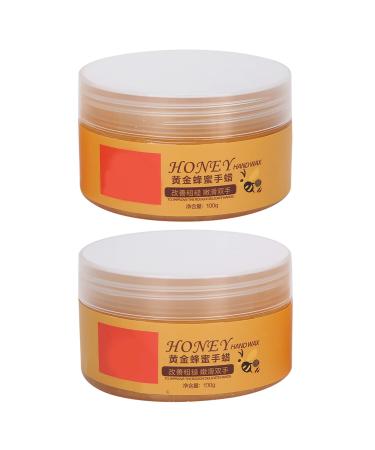 2pcs Peel Off Wax Hand Mask Honey Hand Wax Exfoliating Hand Mask Moisturizing Hand Care Supplies Hands Care Tool Hand Peel Mask Exfoliating Gloves For Hand Wax Exfoliating Hand Film Paraffin Hand Wax