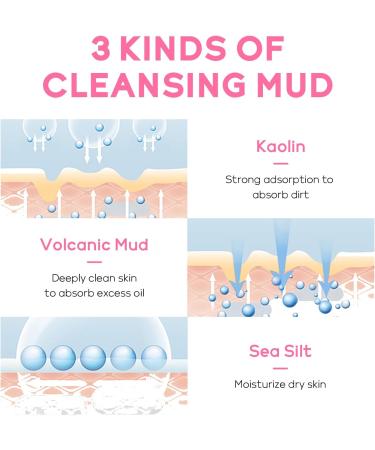 VEROA 21 Pieces Clay Mask - Natural Cherry Blossom/Tea Tree/Green Tea Face Mask - Deep Cleansing Anti Aging Brightening Hydrating Face Mask for All Skin Types Face Masks Skincare - 5g*21 - Buy Online on SooperMarket.com