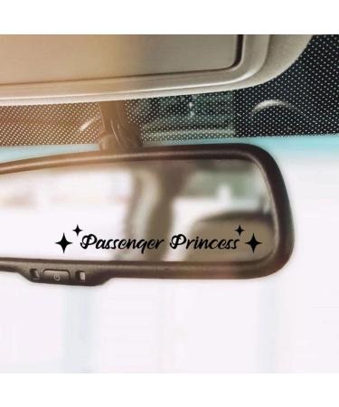 Passenger Princess Sticker Waterproof Vinyl Decal Car Mirror Sticker Window Bumper Rear View Mirror Phone Water Bottle Decor Black Merchandise Decals and Stickers - Buy Online on SooperMarket.com