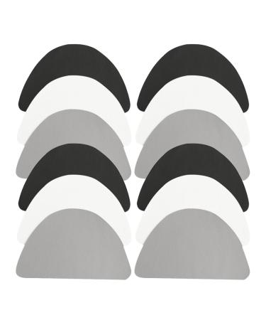 FRCOLOR 12pcs Shoe Repair Stickers Boots Boot Repair Accessories Boot Repair Patches Shoe Repair Patches Shoe Patches for Holes Pu Patches Shoe Repair Kit Adhesive Heel Post Post