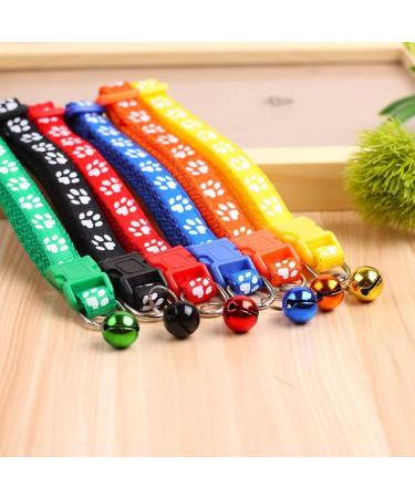 Flymind Puppy Collars 19Pcs Whelping ID Collars with Bell - Adjustable Soft Nylon Litter Collars for Newborn Pets - Non-Breakaway - Buy Online on SooperMarket.com