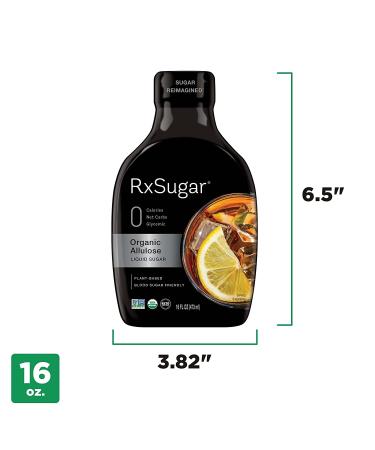 Buy RxSugar Organic Liquid Sugar 16 oz - All-Natural Sweetener - Buy Online on SooperMarket.com