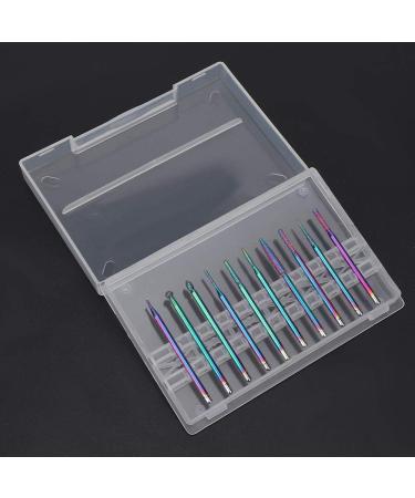 Dekaim Nail Drill Bit Set - 10pcs Tungsten Alloy Nail Drill Bits for Polishing & Manicure/Pedicure Accessories | Type 3 - International Shipping Available - Buy Online on SooperMarket.com