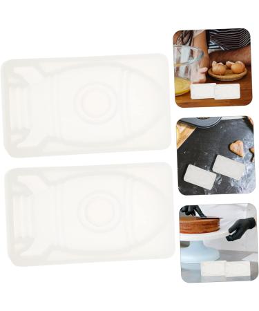MAGICLULU Bunny Chocolate Mold Soap 2pcs Silicone Mold Child Silica Gel White Biscuit Crafts Shot Molds Children Birthday Biscuit Moulds 5.2X3X1.5CM White - Buy Online on SooperMarket.com
