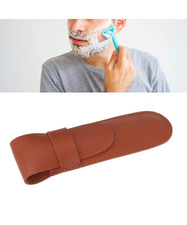 Shop Vintage PU Rasier Knife Protective Bag & Cover - Portable Manual Trim Protector for International Shipping - Buy Online on SooperMarket.com