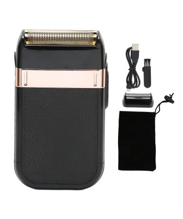 Cordless Rechargeable Electric Shaver Portable Travel Facial Hair Groomer with Detachable Blade Electric Razor Compact Face Shaver Gifts for Men