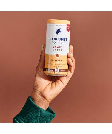 La Colombe Hazelnut Draft Latte 9oz 12ct - Cold-Pressed Espresso & Frothed Milk with Hazelnut Flavor - Grab-and-Go Coffee - Buy Online on SooperMarket.com