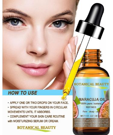 Buy 100% Pure Maracuja Oil - Natural Cold Pressed for Face Skin Hair & Nails | Botanical Beauty 4 Fl. oz. Rich in Vitamin C - Buy Online on SooperMarket.com