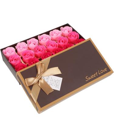ABOOFAN 3 Boxes Rose Soap Scented Bath Soap Rose Bath Soap Rose Flower Preserved Rose Enchanted Rose Wedding Decorations for Ceremony Faux Roses Simulated Soap Flower Rose Petal Artificial - Buy Online on SooperMarket.com