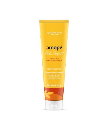 Amop Pampering Kit - Charcoal Tea Tree & Epsom Salt Foot Scrubs Invigorating Soak & Rejuvenator - Luxury Gift Set for Tired Legs & Feet - International Shipping Available - Buy Online on SooperMarket.com