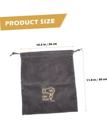 NOLITOY 4 Pcs Hair Dryer Bag Travel Blow Dryer Drawstring Toiletry Bag Storage Box Flannel Household - Buy Online on SooperMarket.com