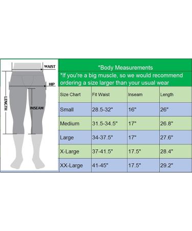 NELEUS Men's Dry Fit Compression Pants Workout Running Leggings 3X-Large Capris: Black(grey Stripe) 3 Pack - Buy Online on SooperMarket.com