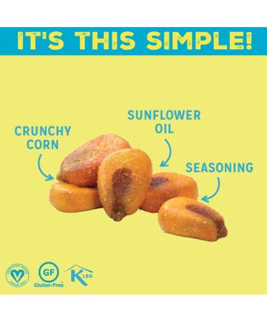 LOVE CORN Salt & Vinegar Crunchy Corn Snack 20g x 24 Bags - Gluten-Free & Vegan Healthy Snack, Low Sugar Alternative for Crisps and Nuts - Perfect for Grazing - Buy Online on SooperMarket.com