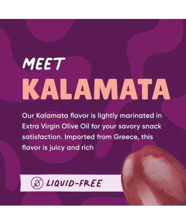 Freestyle Snacks Olive Snack Packs - Fresh Pitted Kalamata Olives Marinated in Extra Virgin Olive Oil - All Natural, Non-GMO, Paleo, Keto Snacks from Greece - Salty 4oz (3 Pack) - Buy Online on SooperMarket.com