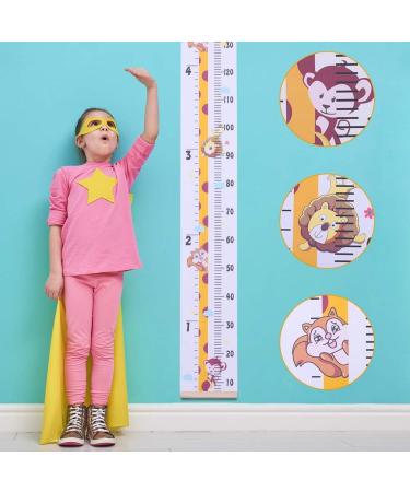 Baby Height Growth Chart Wall Hanging Measuring Ruler - Canvas & Wood Nursery Decoration - Buy Online on SooperMarket.com