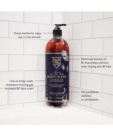 Caswell-Massey Heritage Collection 32oz All-in-One Shower Gel for Face, Hair & Body - Buy Online on SooperMarket.com