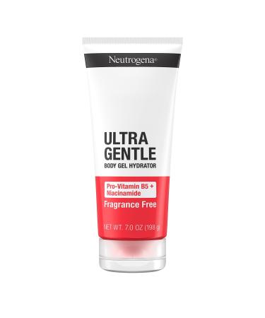Neutrogena Ultra Gentle Body Gel Hydrator with Pro-Vitamin B5 & Niacinamide Designed for Acne-Prone & Oily Skin Body Gel Cream Moisturizes Without Clogging Pores Fragrance-Free 7.0 oz