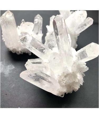 Balance Natural White Clear Crystal Cluster Quartz Crystal Health Reiki Stone Raw Point Specimen Home Decor Raw Crystal Lucky Stone Raw Stones and Minerals FUZEGRDLI - Buy Online on SooperMarket.com