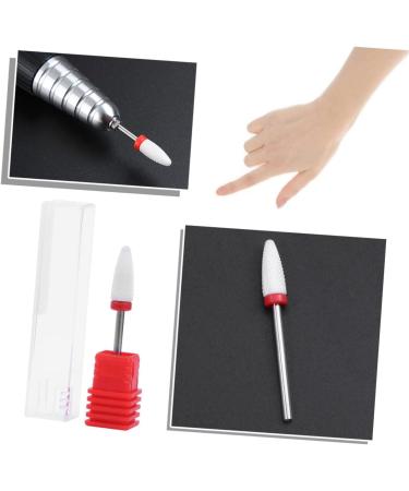 minkissy Nail Accessories Nail Tools Electrical Tools Electric Tool Nails Drill Bits Power Tools Nail Drill Bits Manicure Grinding Head medium Red - Buy Online on SooperMarket.com