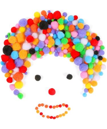 Teqooza Pom Poms Craft Making Assorted Sizes 10mm-30mm 100 Pcs - Buy Online on SooperMarket.com
