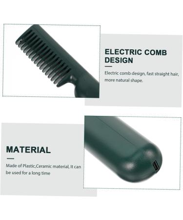 Didiseaon Hair Straightener Comb - Portable Electric Heating Tool for Straight Hair USB Ceramic Hairstyling Comb - Buy Online on SooperMarket.com