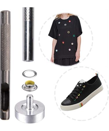 360 Sets 1/4 Inch Multi-Color Metal Grommet Eyelets Kit with Installation Tools - 12 Colors | Hotetey Grommet Tool Kit - Buy Online on SooperMarket.com