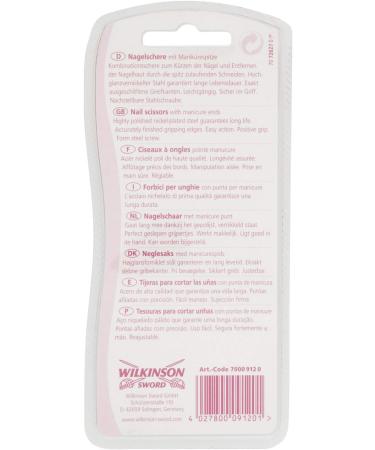 Wilkinson Sword Nail Scissors with Manicure Points - 1 Piece | Precision Nail Care - Buy Online on SooperMarket.com
