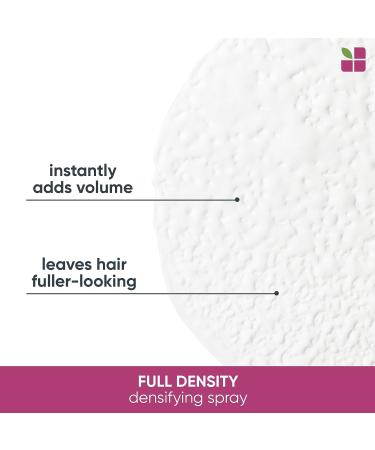 BIOLAGE Full Density Densifying Leave-in Spray with Biotin - Fuller & Thicker Hair | For Thin & Fine Hair | Paraben & Silicone Free - Vegan & Cruelty-Free - Buy Online on SooperMarket.com