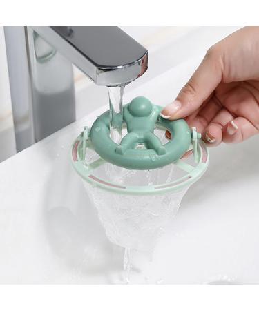 Cleaning Ball Laundry Ball with Mesh Bag Reusable Washer Lint Catcher for Cleaning Hair Removal Dirt Collection Green - Buy Online on SooperMarket.com
