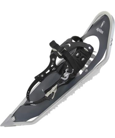 ALPIDEX Snowshoes for Men & Women Aluminum Frame Size 38+ Up to 130 kg Includes Carrying Bag Durable Grey Design - Buy Online on SooperMarket.com