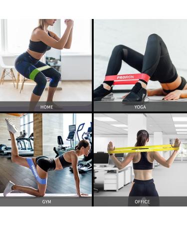 PROIRON Resistance Bands Set - Exercise Bands for Women and Men - Set of 5 with Guide and Carrying Bag (Upgraded Anti-roll Design) - Buy Online on SooperMarket.com