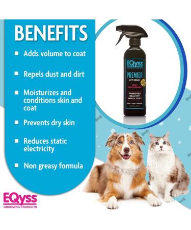 Eqyss Premier Pet Spray 16oz - Coat Moisturizer for Dogs and Cats - Buy Online on SooperMarket.com
