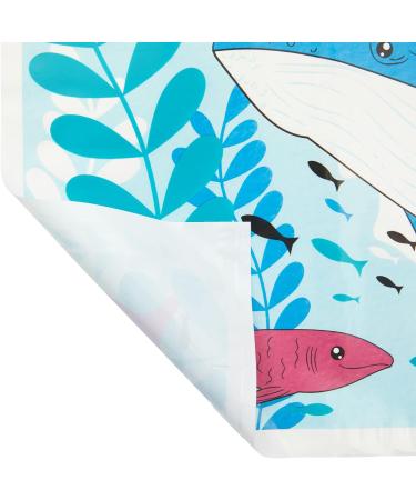 Under the Sea Stick-On Disposable Baby Placemats - 50 Pack (12 x 18 in) | Kids Fun & Hygienic Dining Solution - Buy Online on SooperMarket.com