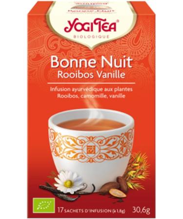 Yogi Tea Bedtime Rooibos Vanilla 17 Sachets - Buy Online on SooperMarket.com