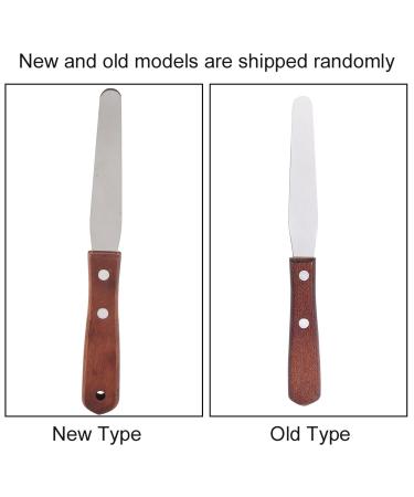 Stainless Steel Wax Spatula with Wooden Handle | Hair Removal Tool for Cartridge Hot & Cold Wax | 18.6 cm Long 2 cm Wide 0.8 mm Thick | International Shipping - Buy Online on SooperMarket.com