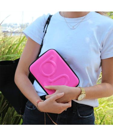 Glucology Diabetes Accessories Bag - Organiser for Blood Sugar Test Strips Services Glucose Meter Tablets Insulin Syringes Needles and Lancets - Hard Case (Oversize Red)  - Buy Online on SooperMarket.com